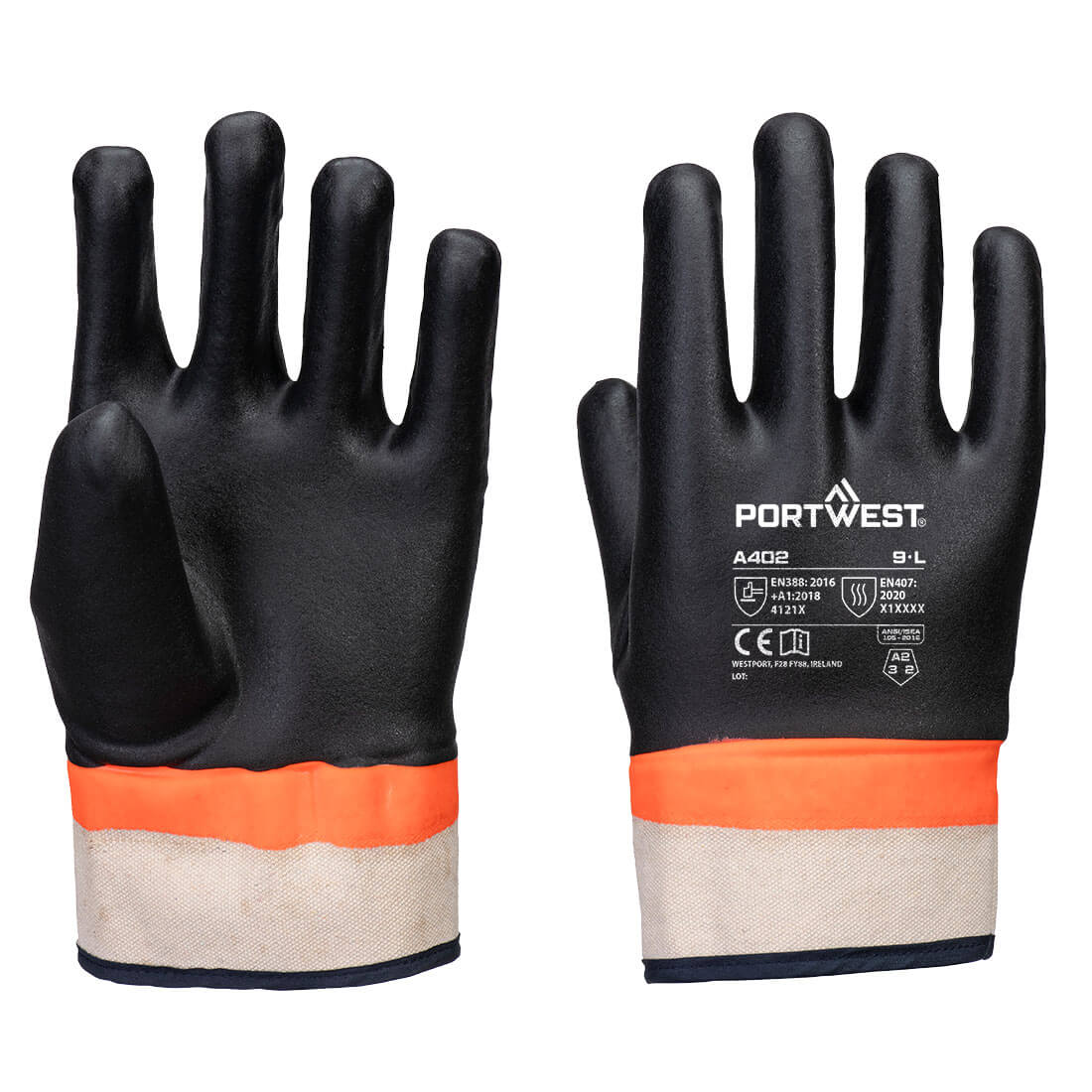 Grip PVC Double Dipped Sandy Glove