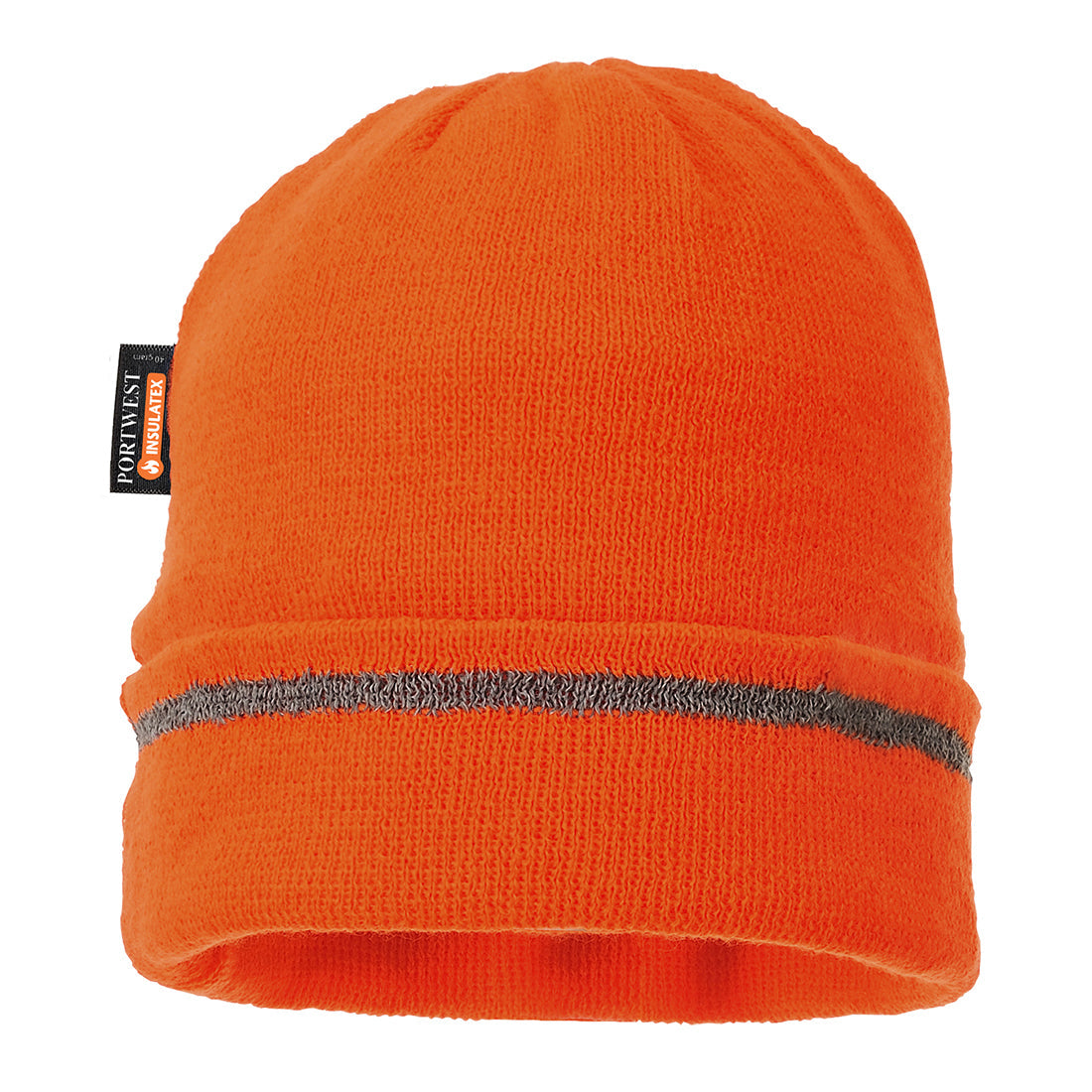 Reflective Trim Knit Hat Insulatex Lined