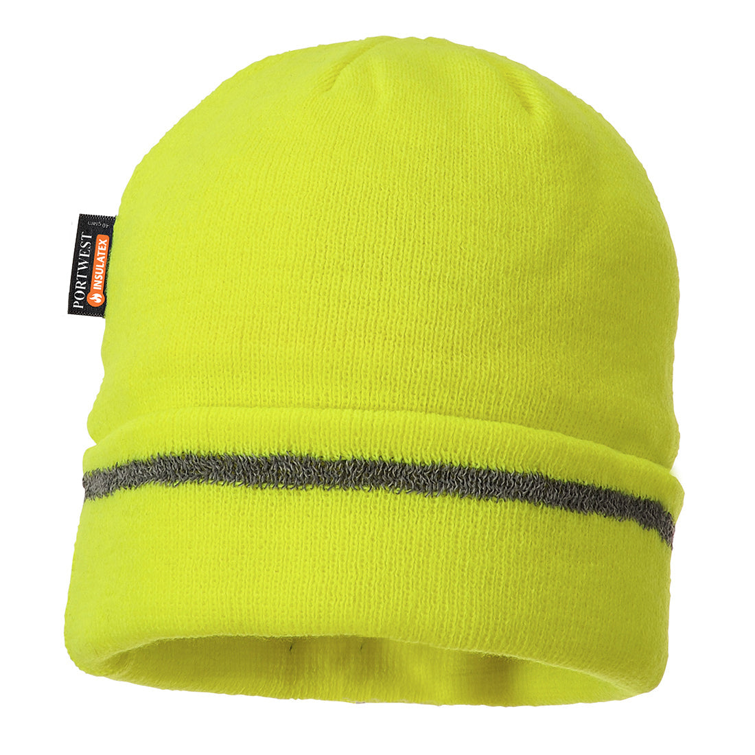 Reflective Trim Knit Hat Insulatex Lined