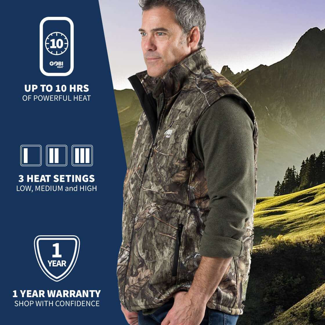 Colorado Men’s Heated Hunting Vest - Camo